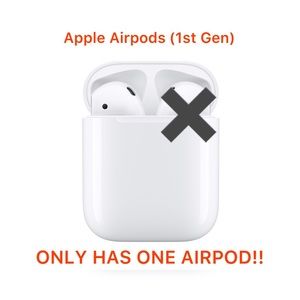 Apple Airpods (1st Gen) ONLY HAS ONE AIRPOD!